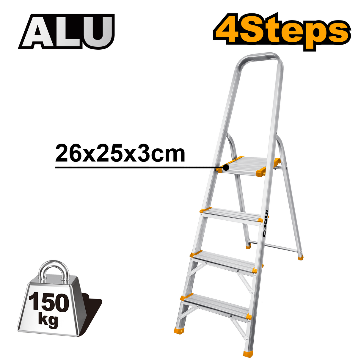 Household Aluminum A-Type Ladder HLAD06041