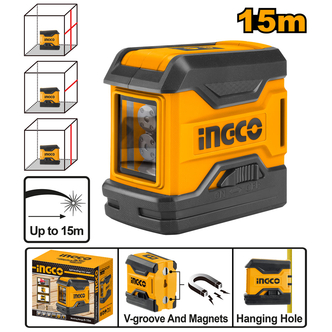 Ingco Self-Leveling Line Laser HLL156508