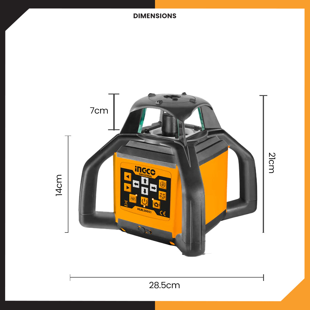 Self-Leveling Rotary Laser Level 300m HLRL30051