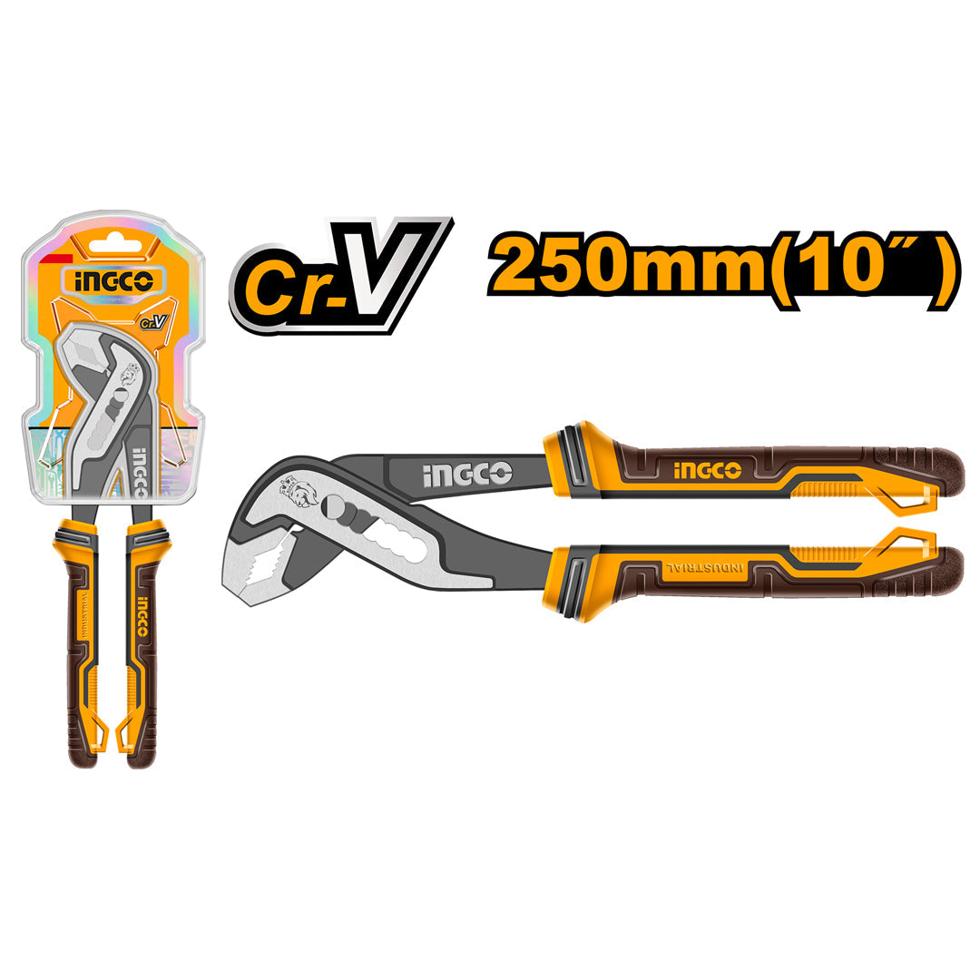 Ingco Quick-Release Water Pump Pliers Tool 10 Inch HPP28258