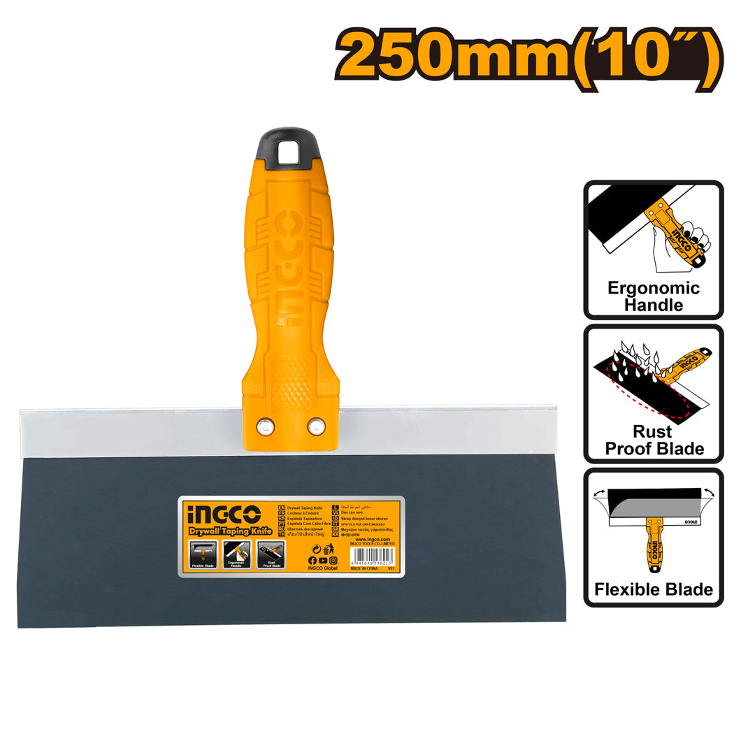 Ingco 10 Inch Drywall Taping Knife Trowel Paint Cleaner HPUT25011 - Winland Depot