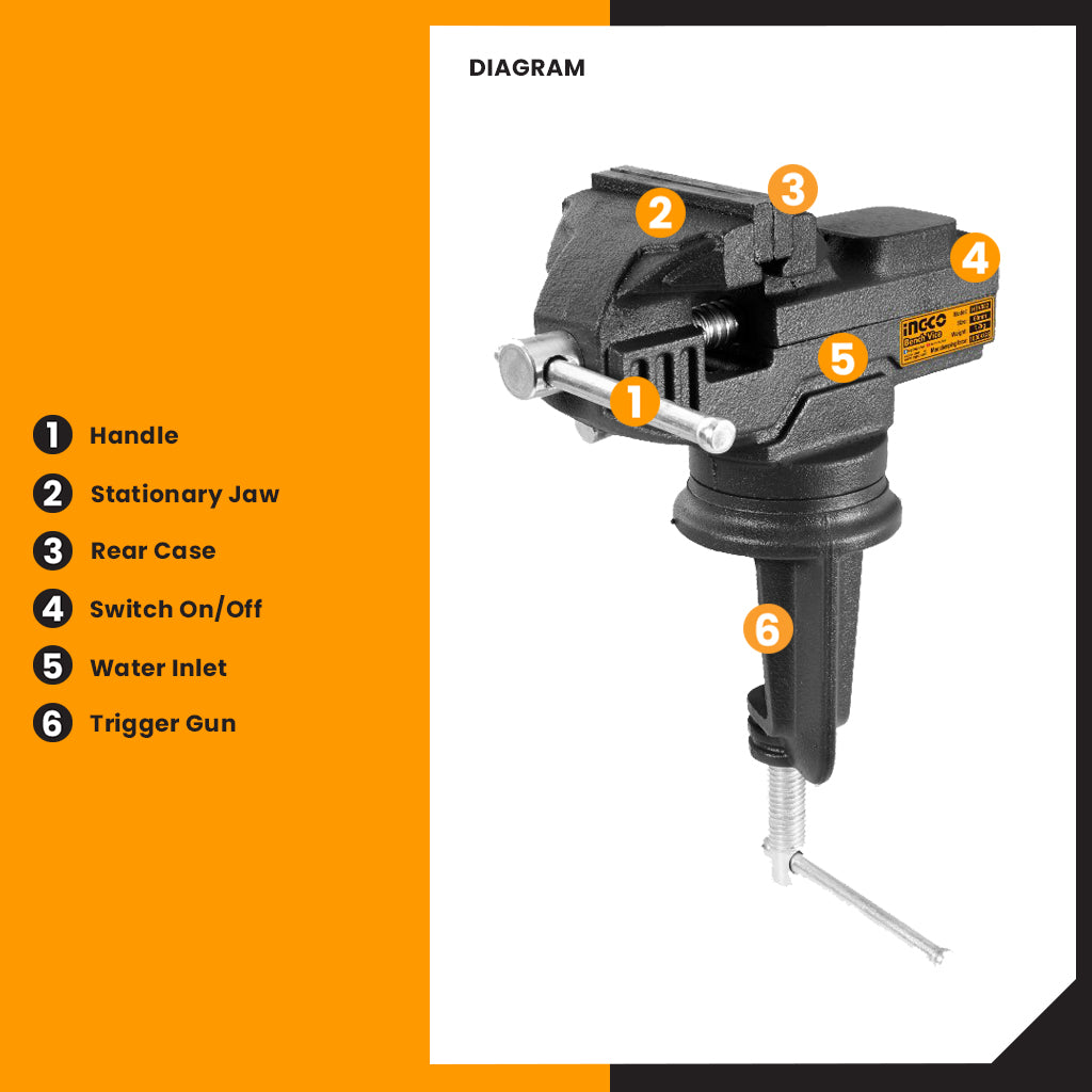 High Pressure Washer 1200W HPWR12008P