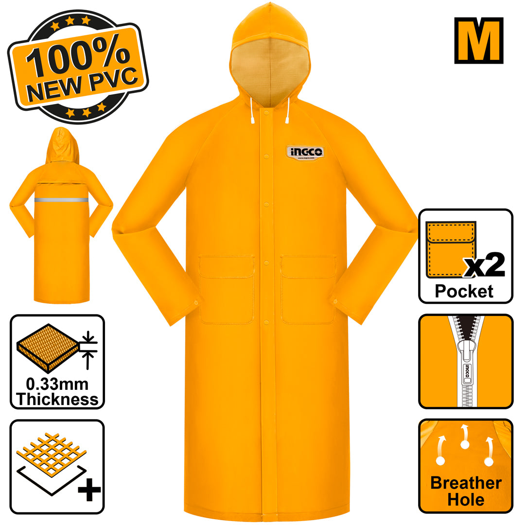 Rain Coat 100% New PVC Material (Medium) HRCTL031.M