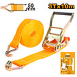 Ingco 10 Meter Ratchet Straps Tie Down Hold Secure Cargo Straps 3T x 10M HRSP3101 / HRSP3107 - Winland Depot