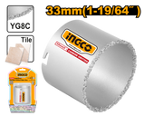 ingco - carbide gritted hole saw hsb40 product photo