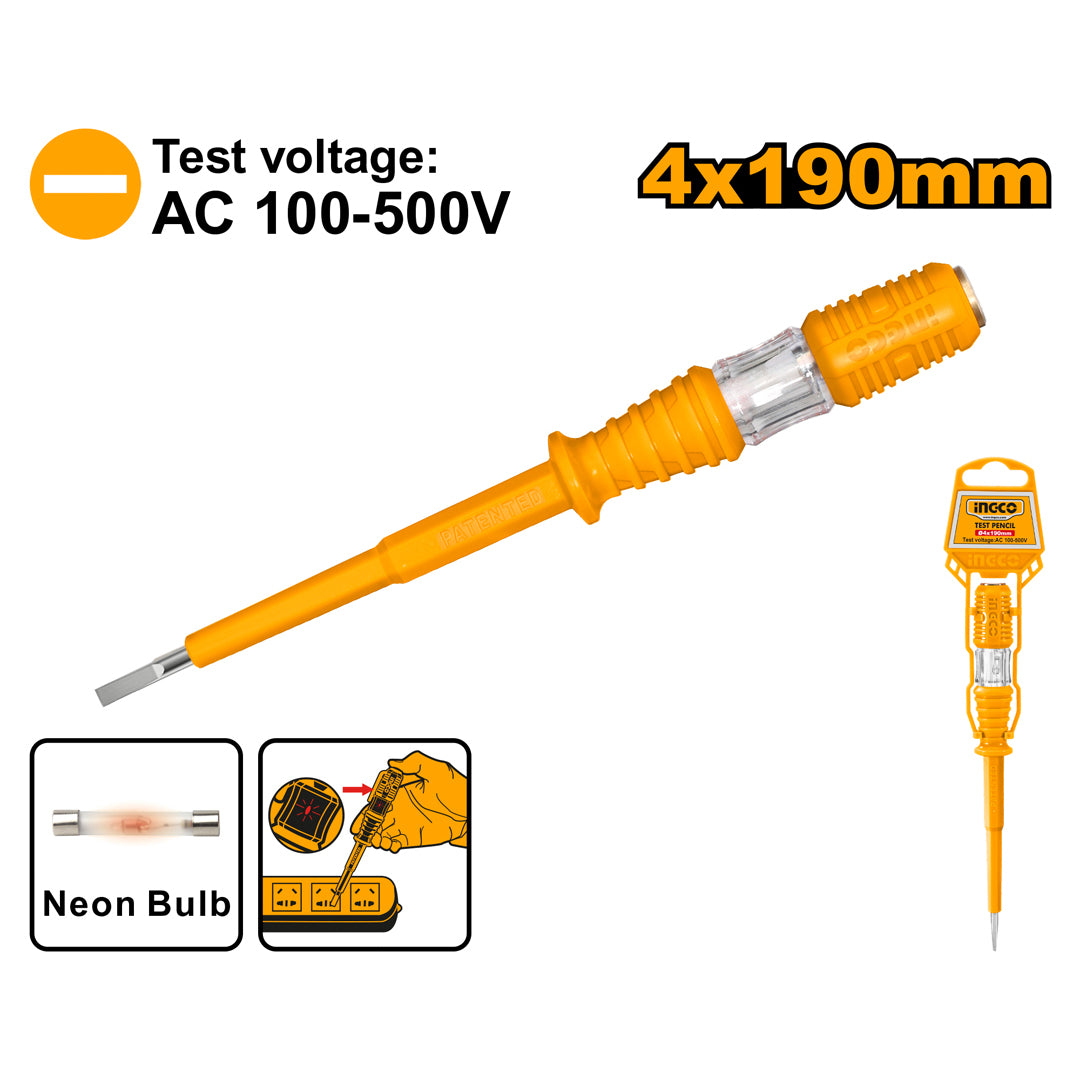 Test Pencil AC Voltage Tester Test Light HSDT1908