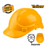 ingco safety helmet 100% pe shell with vents sold per piece ing-ht alternate view