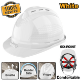 ingco safety helmet 100% pe shell with vents sold per piece ing-ht alternate view