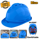 ingco safety helmet 100% pe shell with vents sold per piece ing-ht alternate view