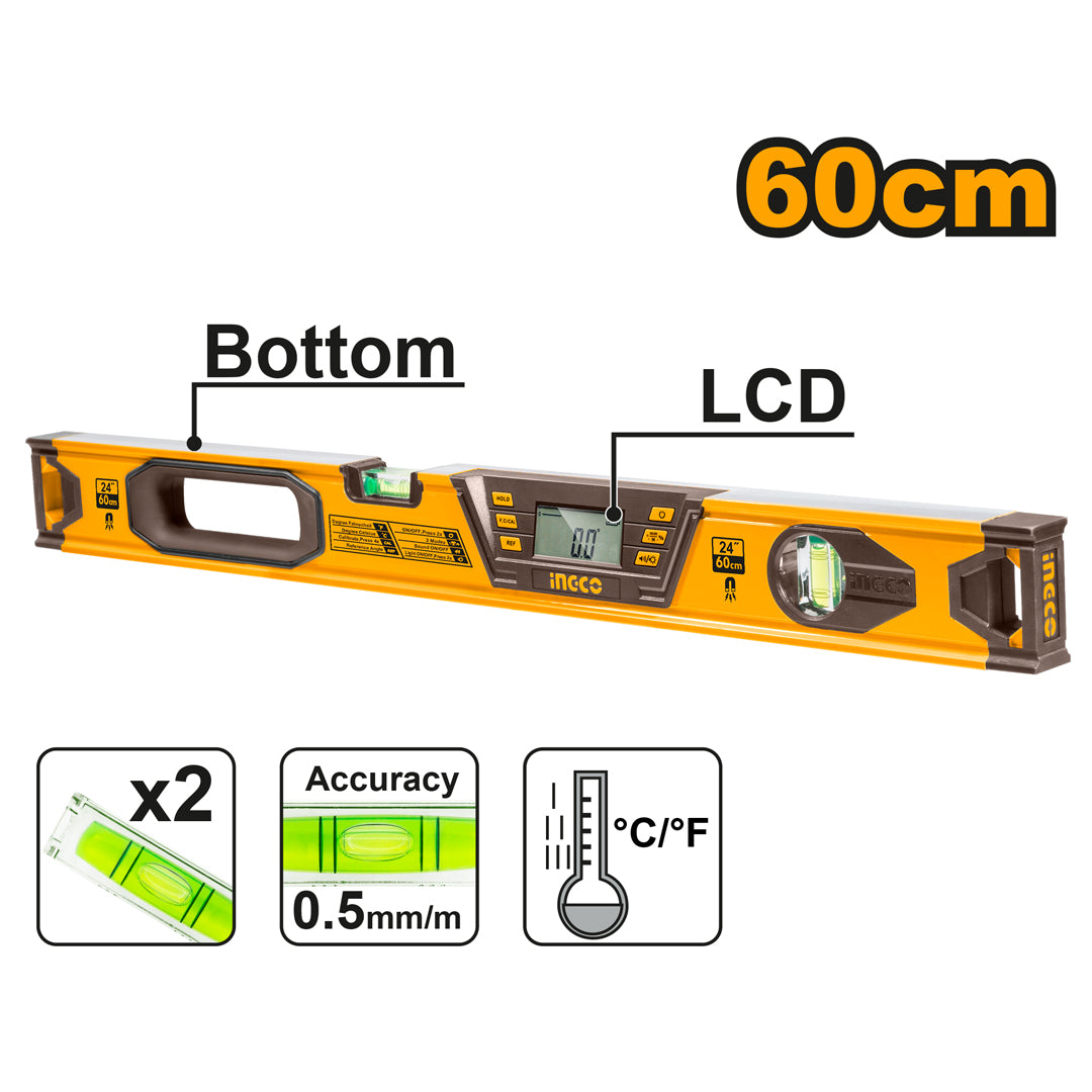 Digital Spirit Level 60cm HSL08060D