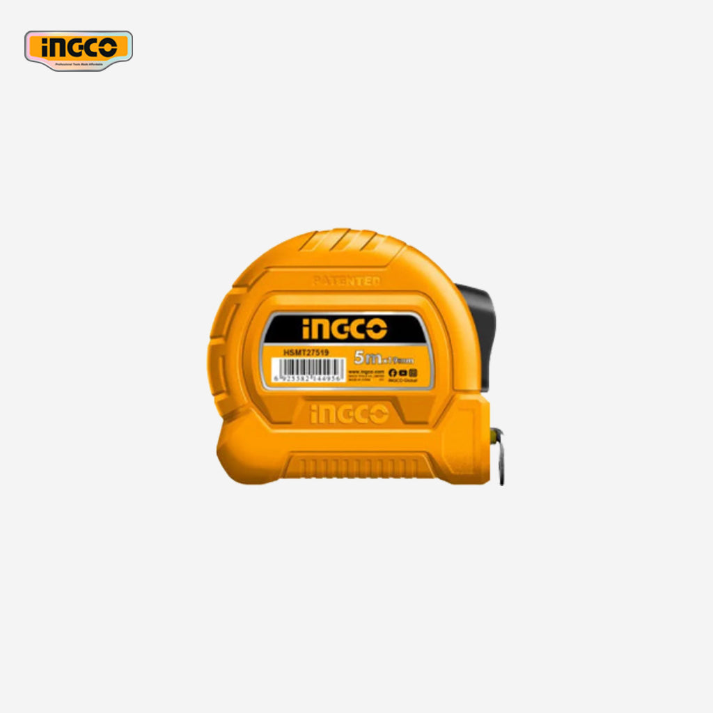 Ingco Steel Tape Measure Double Button w/ Pure ABS 5 Meter HSMT27519