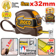 Ingco by Winland steel measuring tape 8m × 32mm