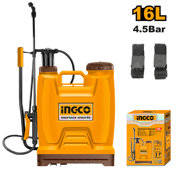 INGCO 16L and 20L manual knapsack garden disinfectant sprayer