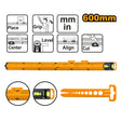 Ingco 60cm Measure Mate Ruler with 2 Vials HSR36003 - Winland Depot