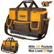 Ingco 16 Inch Basket Tools Bag Storage Box Organizer with 25 Pockets HTBG10 - Winland Depot