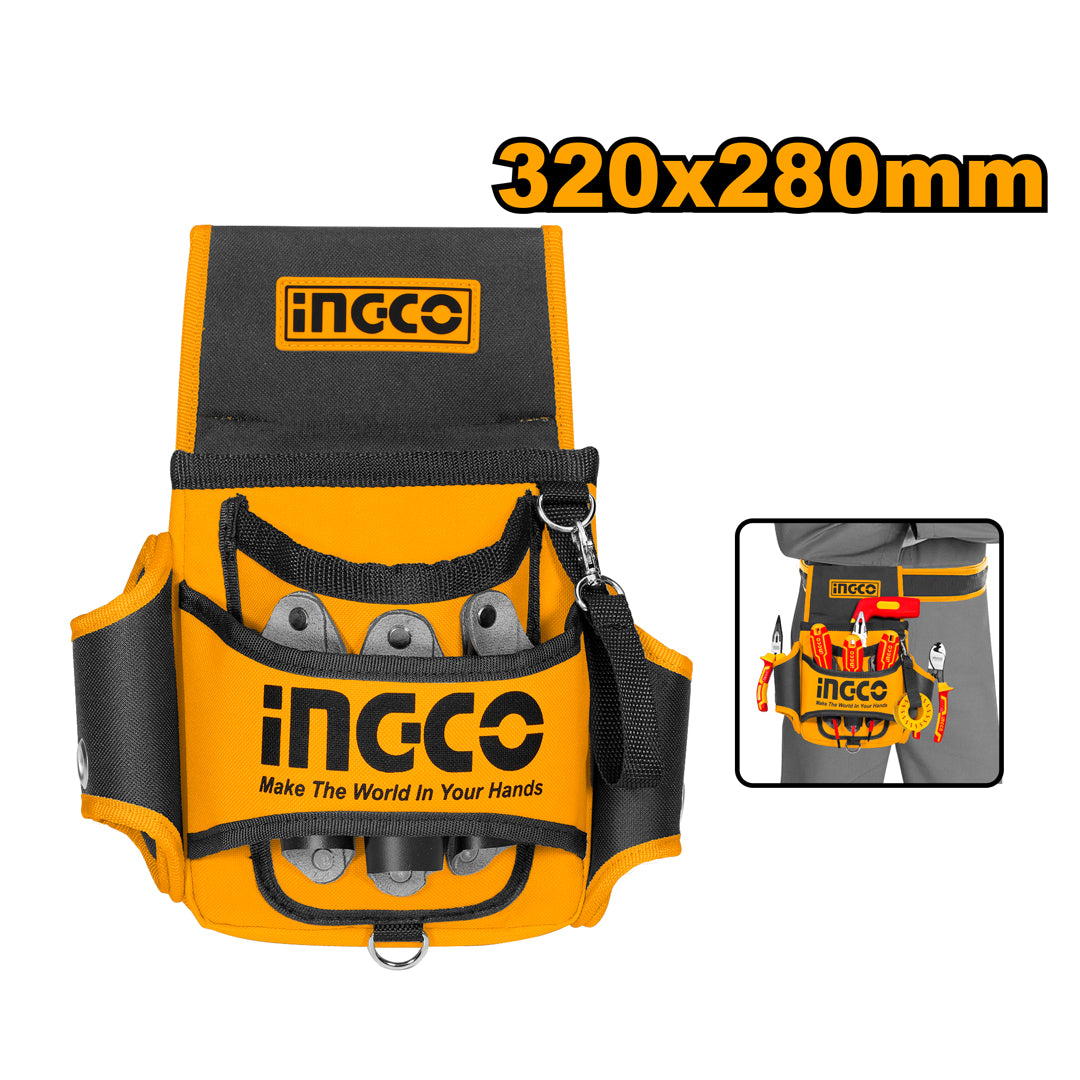 Ingco Waist Tool Pouch Organizer Holster Box Belt Multi-Purpose HTBP05021