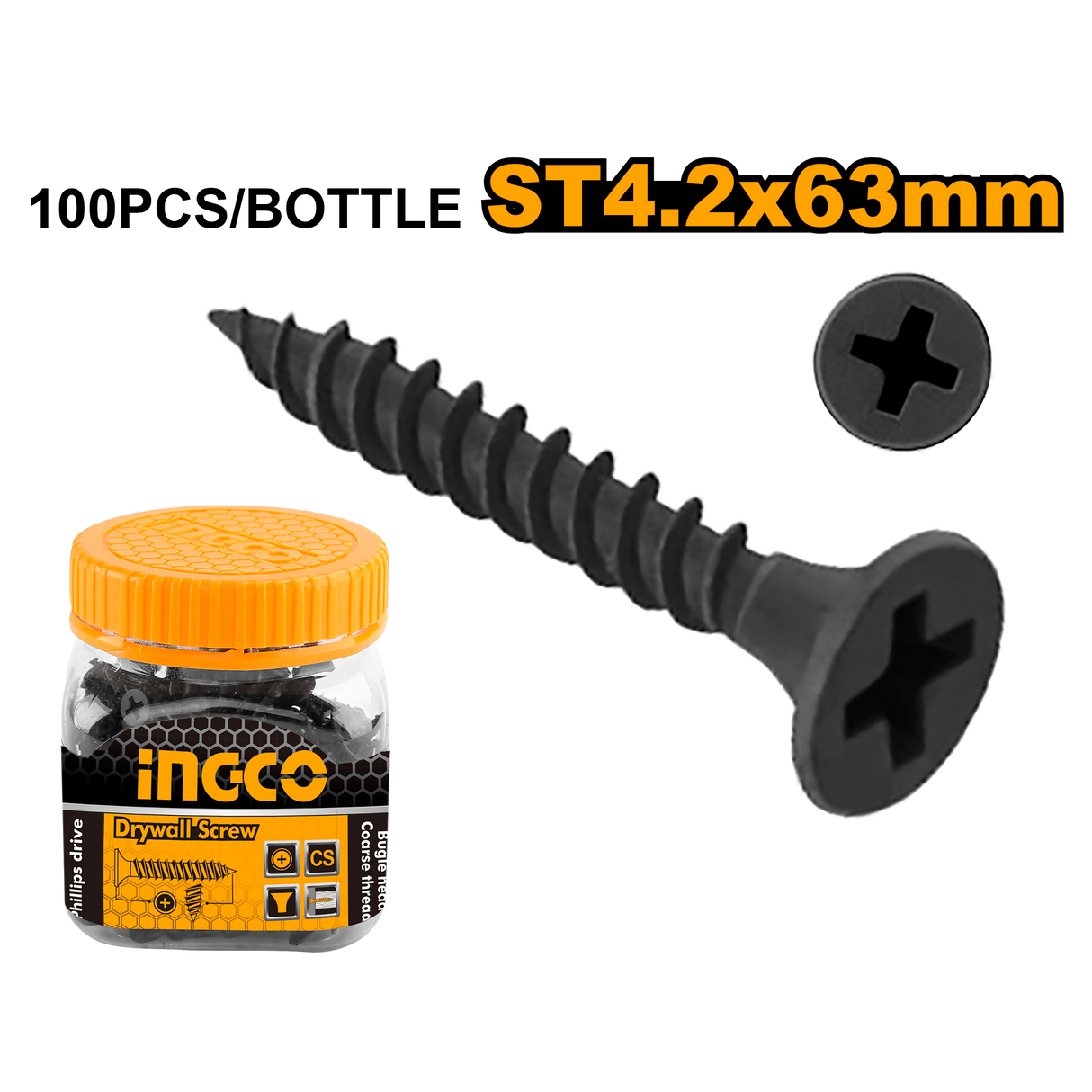 Drywall Gypsum Black Screw HWDS4206321 ING-CO