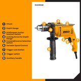 Impact Drill 680W ID68016P