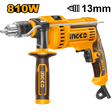 INGCO 810W impact drill with variable speed and hammer function