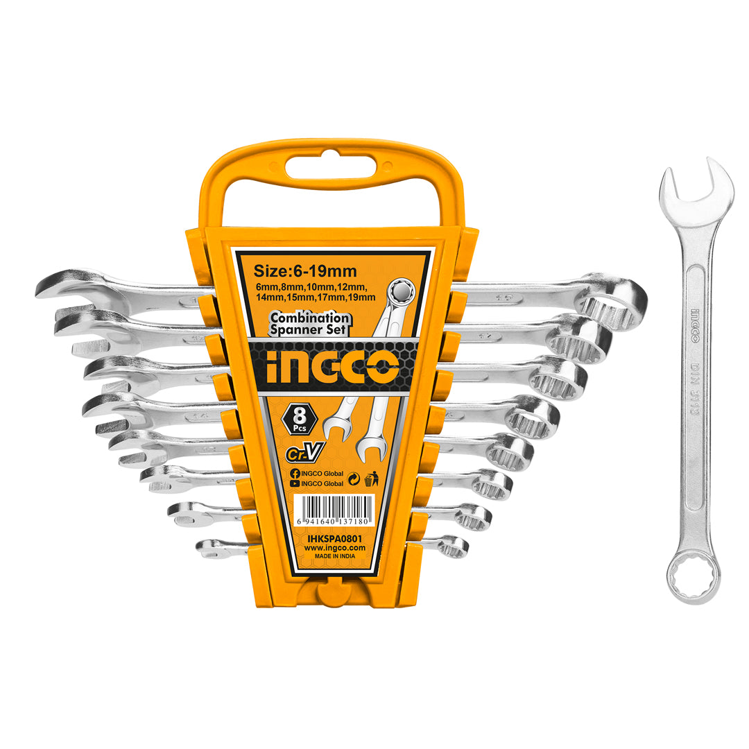 Combination Spanner Set 6mm-19mm IHKSPA0801