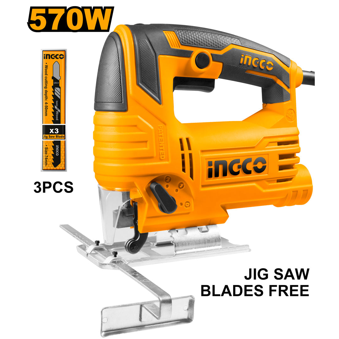 Ingco Jigsaw 570 Watts 4-Step Pendulum Function JS57028P