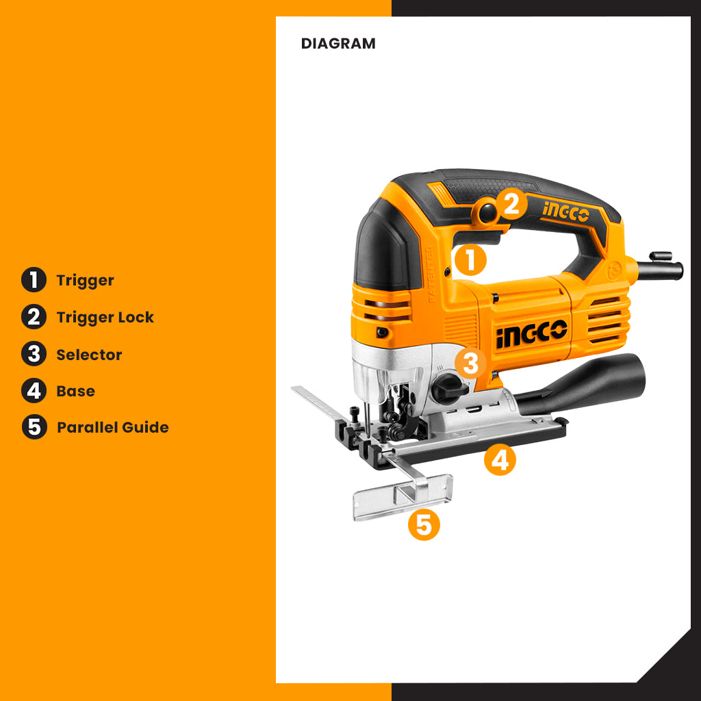 Industrial Jig Saw 800W JS80068