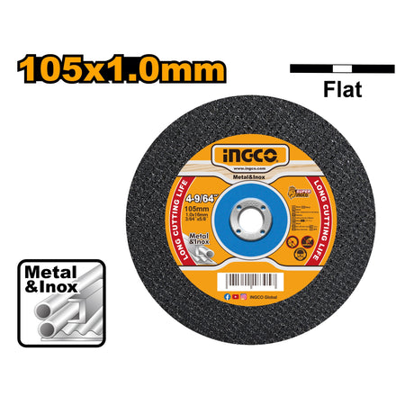 Ingco 4 Inch Abrasive Metal Cutting Disc MCD101051 - Winland Depot