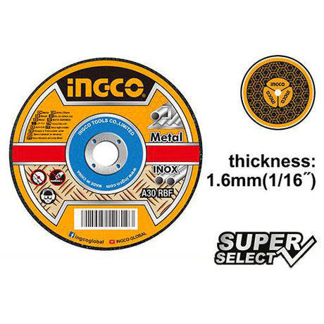 Ingco 7 - Inches Abrasive Metal Cutting Disc MCD161801 - Winland Depot