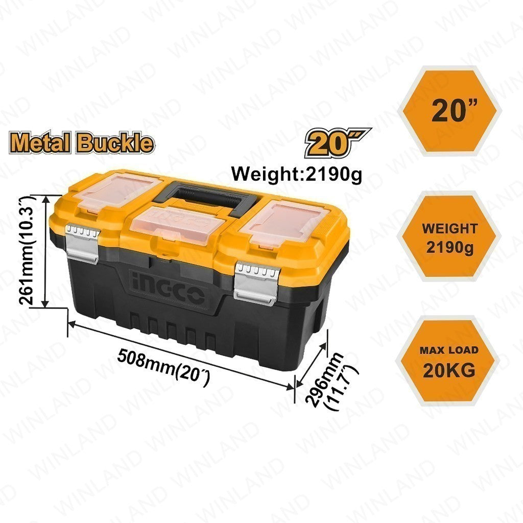 20 inches Plastic Tool Box Storage Organizer Case PBX2001 / PBX2002 ING-TS