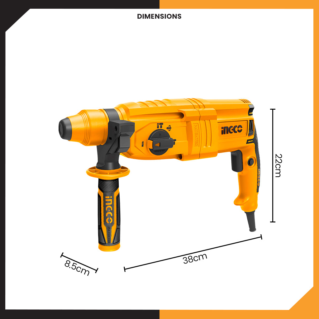 Rotary Hammer Drill SDS Plus System 800 Watts RGH9028