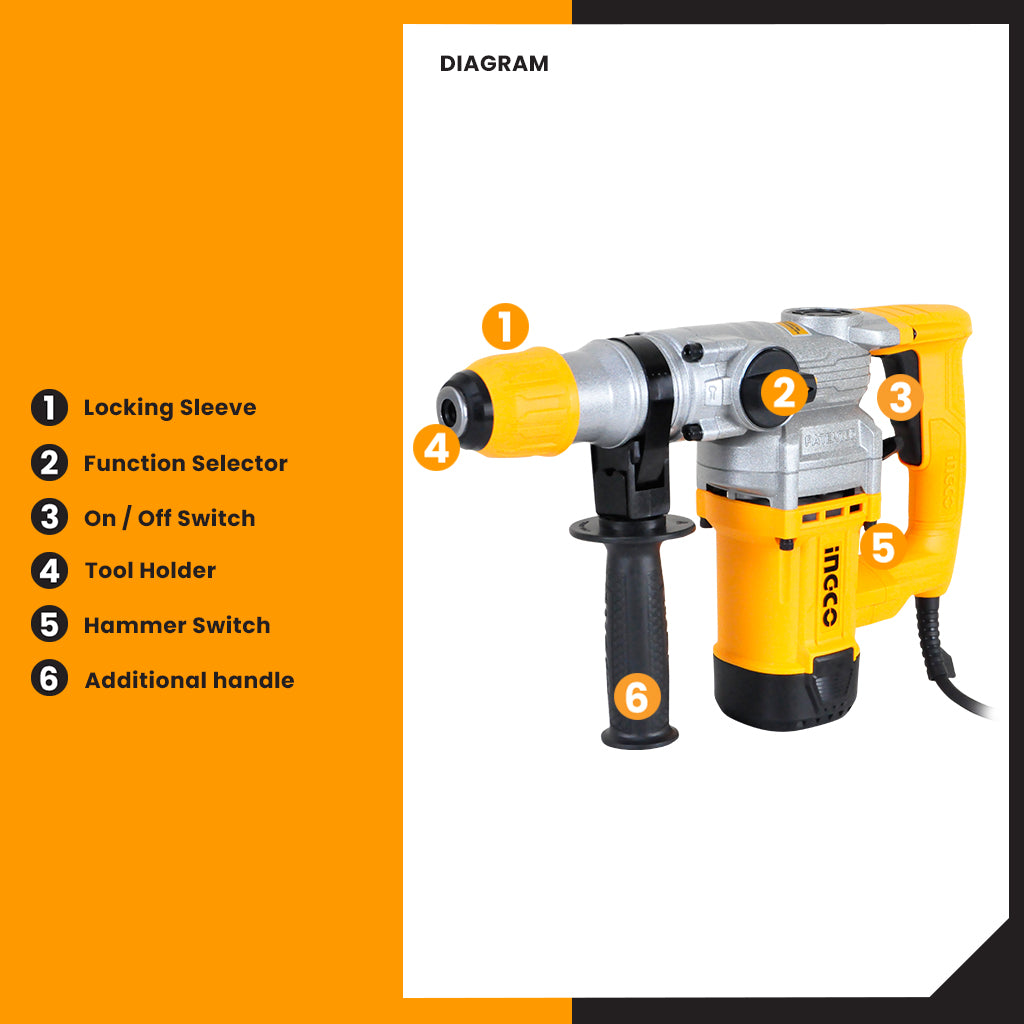 Rotary Hammer Drill RH10506