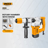 Rotary Hammer / Chipping Gun 1050W w/ FREE Bits and Chisels RH10506 ING-PT