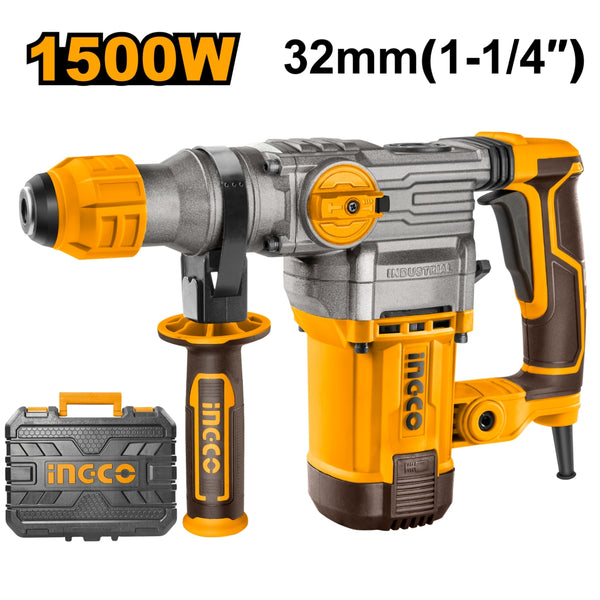 Rotary Hammer Drill Chisel Concrete Metal & Wood Work for Home & Industrial ING-PT