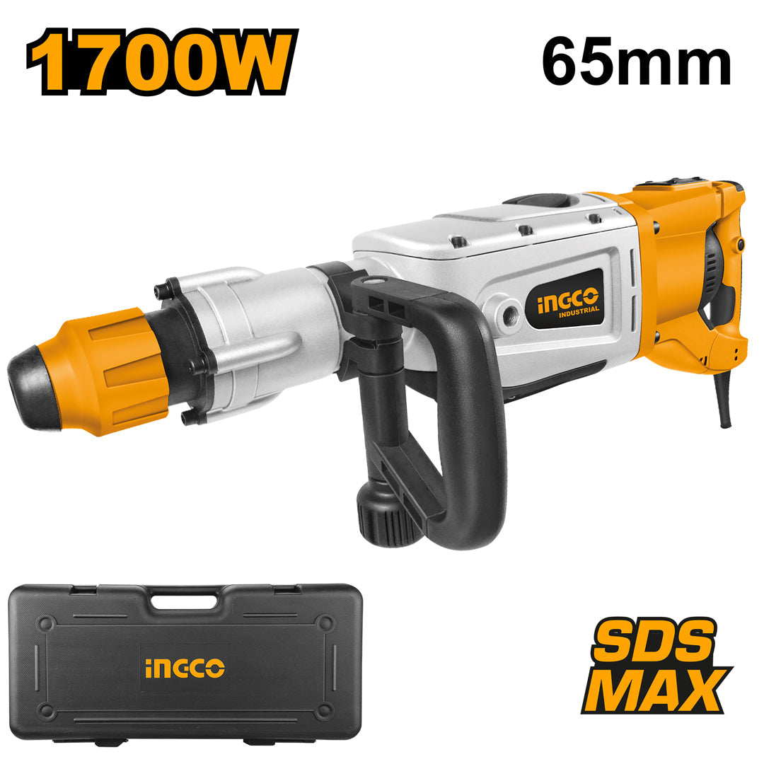 Ingco SDS Max Rotary Hammer 1700W  Rotary Hammer Drill RH17001