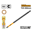 INGCO S2 Industrial Impact Screwdriver Bits Set