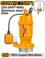 INGCO Submersible Water Pump 550W 0.75HP