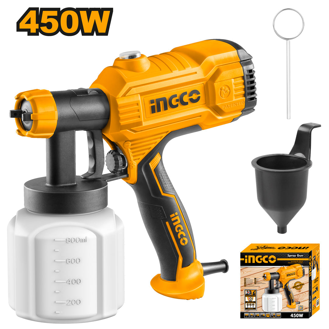 Ingco Industrial Electric Spray Gun 450W SPG3508