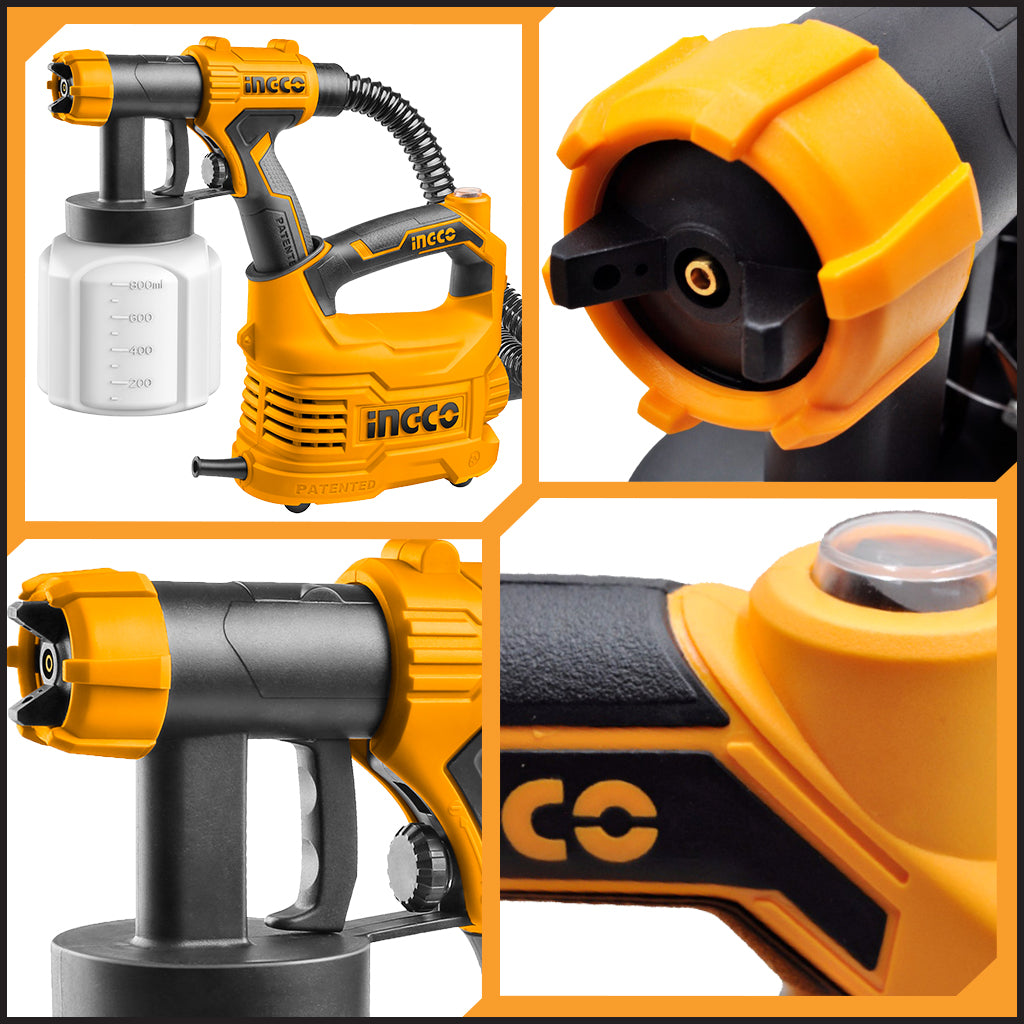 Ingco spray gun 500w hotsell