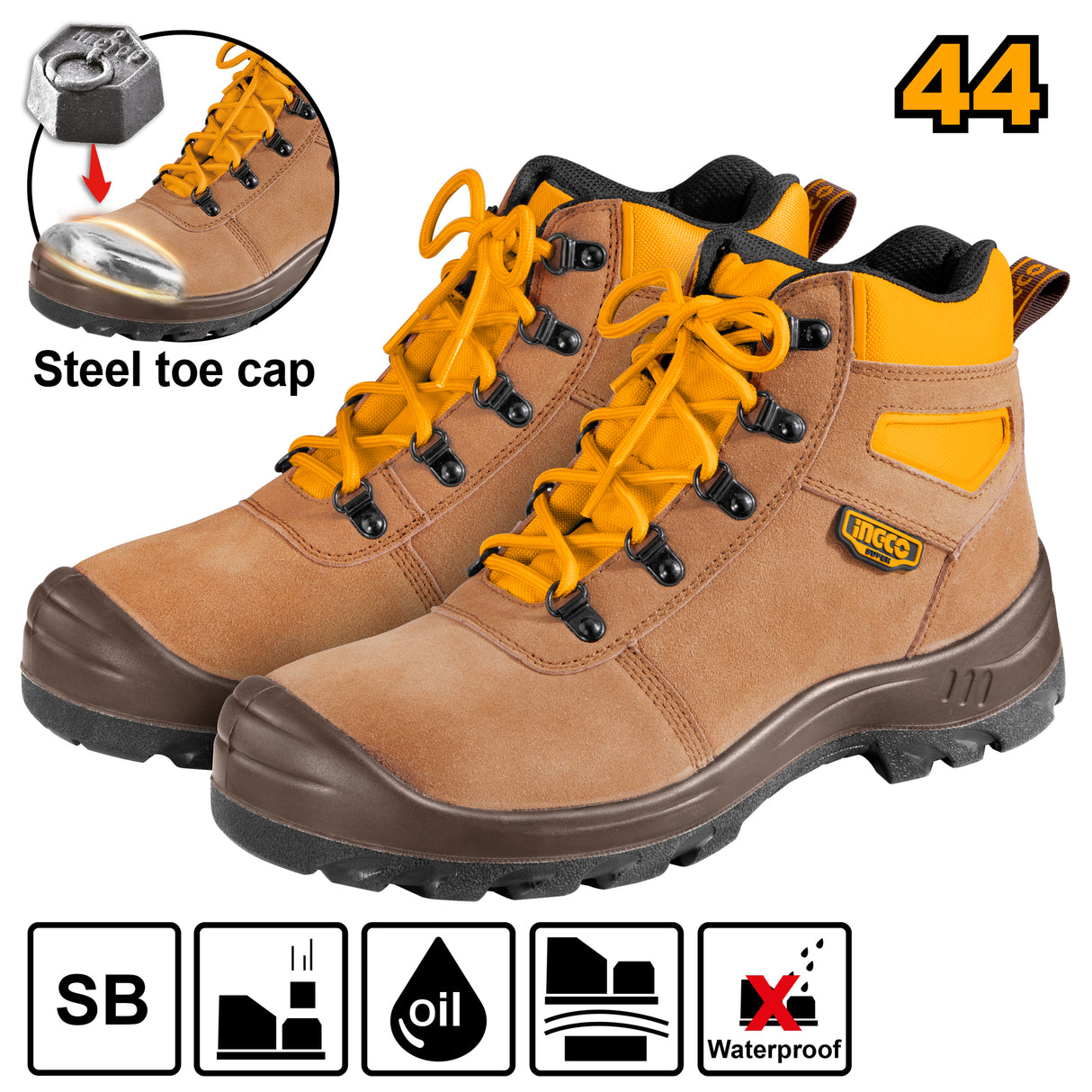 Safety Boots Size:44 SSH02SB.44