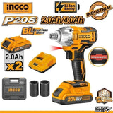 P20S 20V Brushless Cordless Impact Wrench Lithium-Ion COSLI23011/CIWLI2038/CIWLI20401 ING-COR