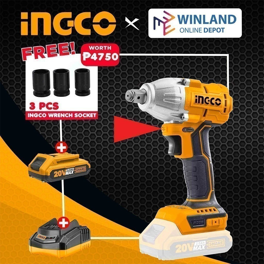 P20S 20V Brushless Cordless Impact Wrench Lithium-Ion COSLI23011/CIWLI2038/CIWLI20401 ING-COR