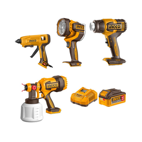 ingco p20s/20v 4pcs combo kit cosli50501 ing-ct product photo