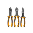 ingco 3pcs/set compound action pliers with tpr 3-color handle hkcps5831 ing-ht product photo