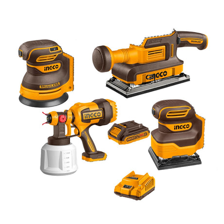ingco p20s/ lithium-ion cordless combo kit cosli250383 ing-ct product photo