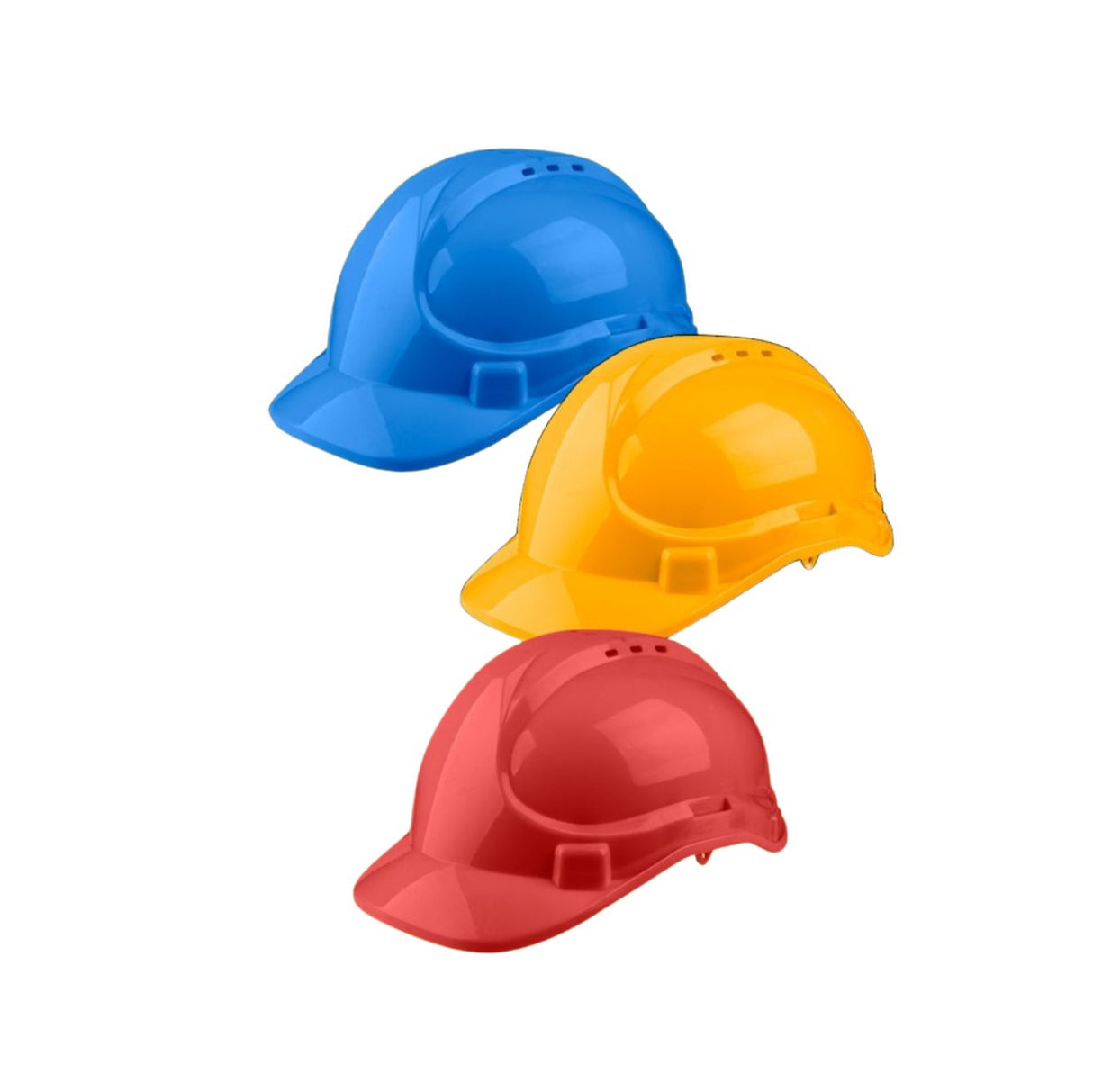 ingco safety helmet 100% pe shell with vents sold per piece ing-ht product photo