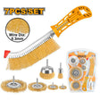 Ingco 7 Pcs Wire Cup & Wire Wheels Brush Set WB10071 - Winland Depot