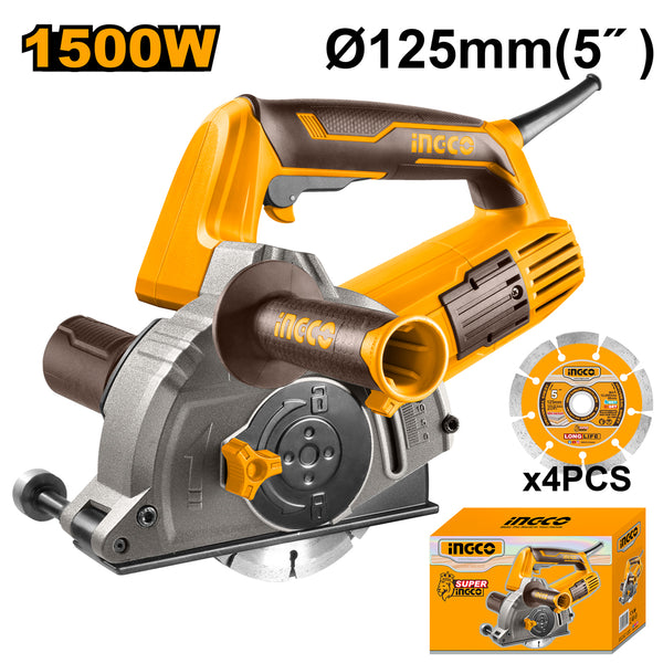 INGCO WLC15008 1500W concrete wall chaser saw Ø125mm