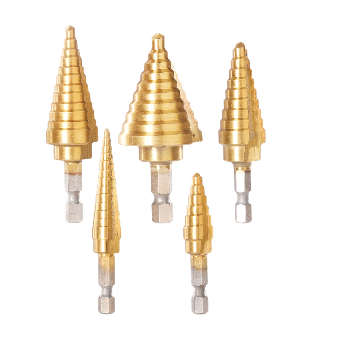 Step Drill Bit Cone Drill Bits High Speed Steel 10-20mm/6-35mm/6-38mm/10-45mm AKSDS ING-AC
