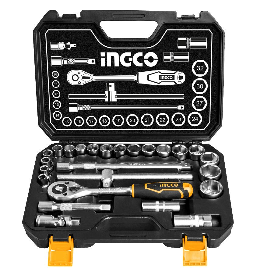 Ingco Socket Wrench Set 1/2 Inch Drive HKTS12251