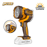 Ingco P20S/20V 4pcs Cordless Combo Kit (2pcs Cordless Impact Wrench & 2pcs Cordless Work Lamp) COSLI250782 (ICO)